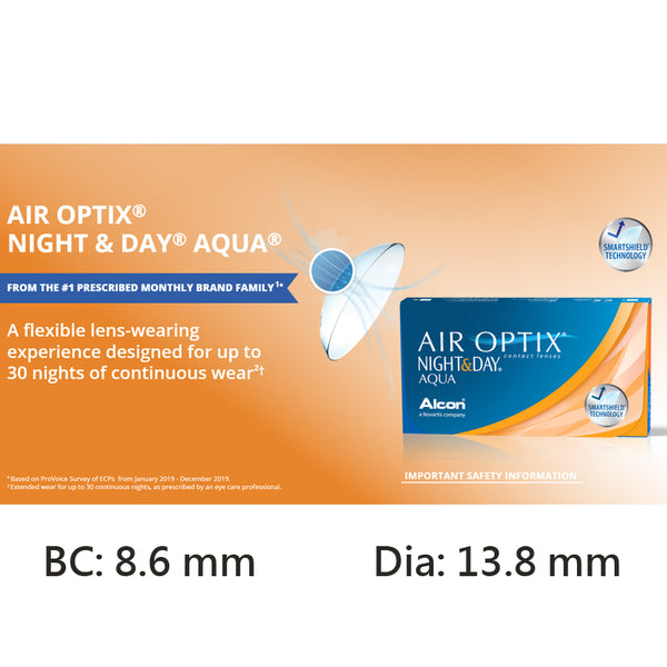 AIR OPTIX® NIGHT & DAY® AQUA