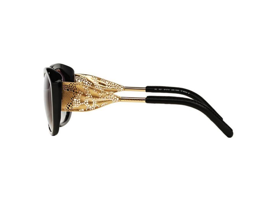 NEW BURBERRY be4208q 57 sunglasses in black and gold Burberry BE4208Q Sunglasses | FREE Shipping - Go-Optic.com  main image 2