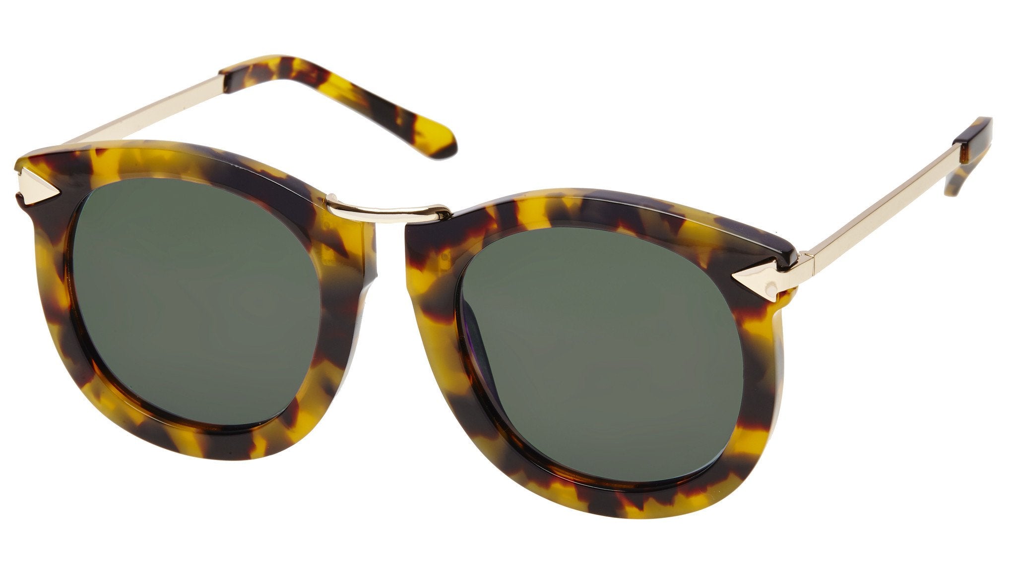 Karen Walker Hollywood Pool Sunglasses - Tortoise / Black | Karen walker  sunglasses, Karen walker, Sunglasses